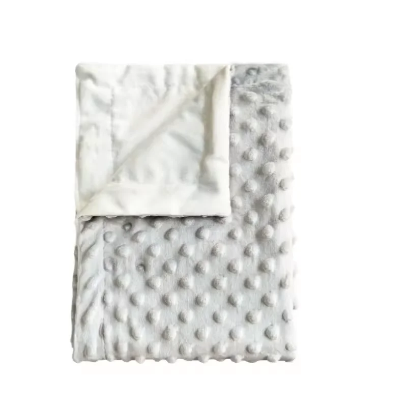 Сертификация CPC оптовая продажа детское одеяло из 100% полиэстера супермягкое Сублимационное Флисовое Минки в горошек