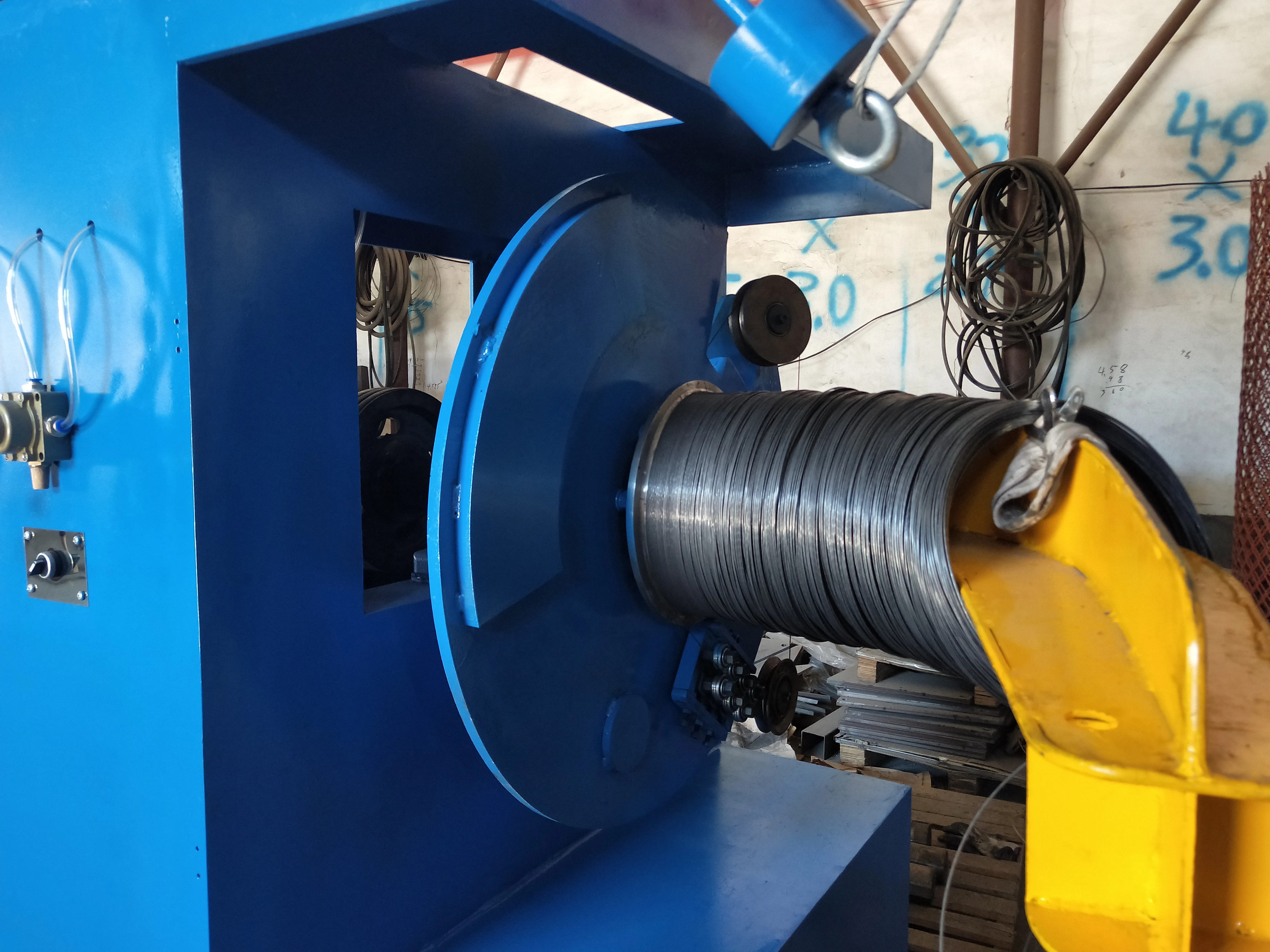 Automatic fine motorized steel straight line wire drawing machine factory price