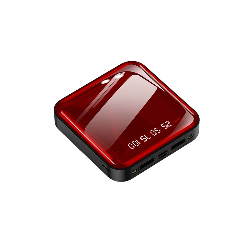 Valdus Portable Mini Power Bank 20000mah 10000mah Charger Ultra Slim Power Bank 2 Usb Port For Cell Phone With Led