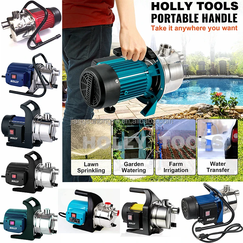 600W/1000W/1200W Stainless Steel Electronic Control Garden Booster Transfer Pump 1/1.3/1.6 HP Auto Self Switch Controller Pump
