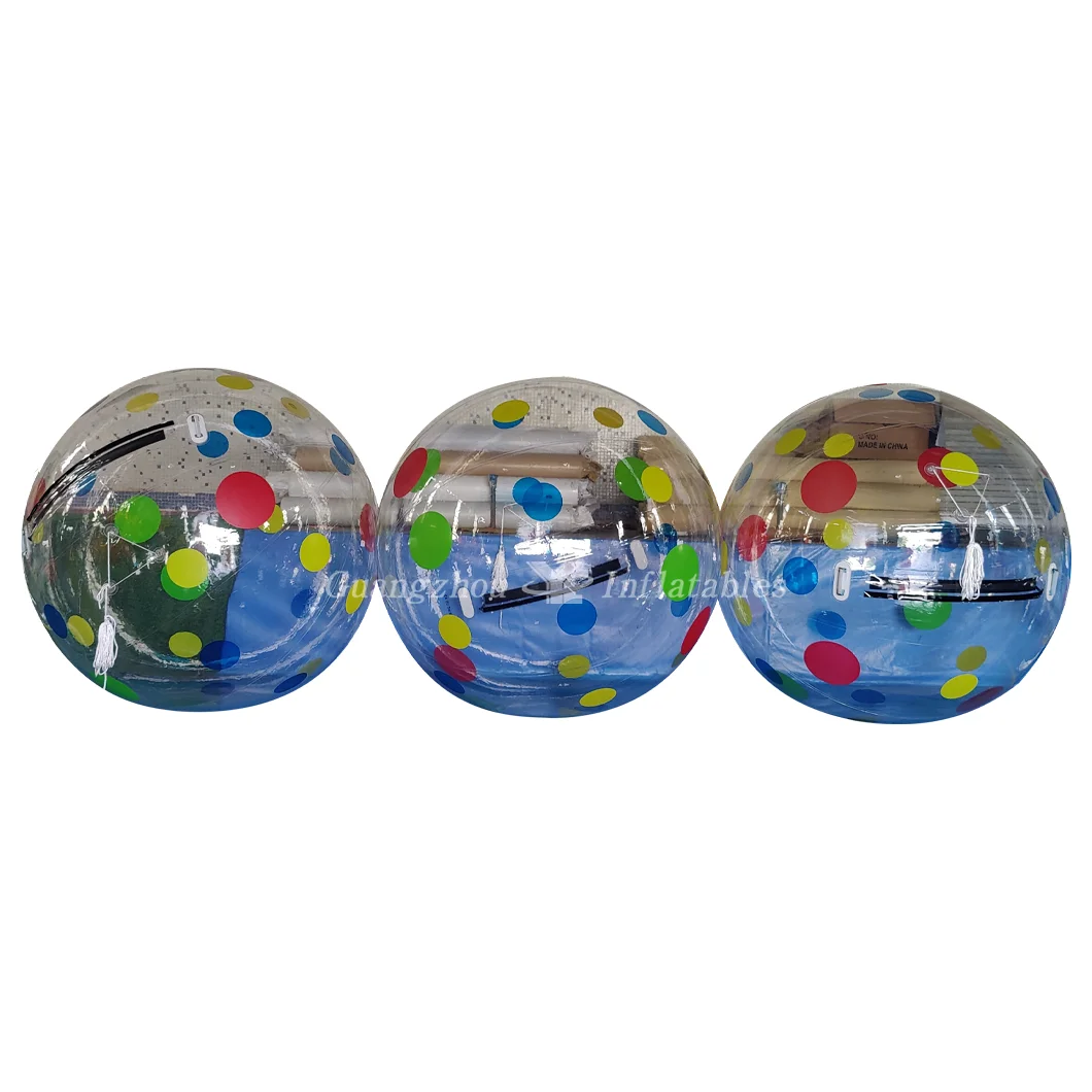 Распродажа заводская цена наружный коммерческий Взрослый Детский цветной воздушный шар в горошек разноцветный водный для ходьбы