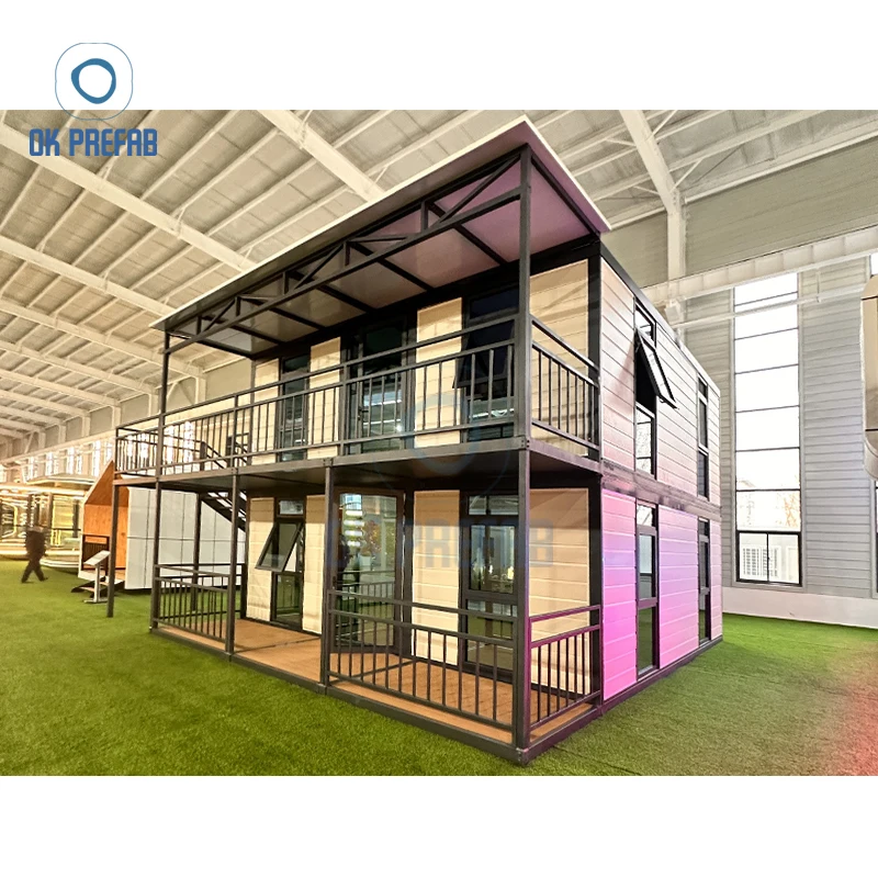 Китайский современный складной контейнерный дом с 4 спальнями крошечный сборный офисный раздвижной дом дома