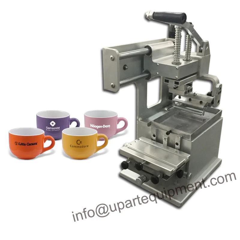 fast delivery factory price coffee cup manual pad printer for sale
