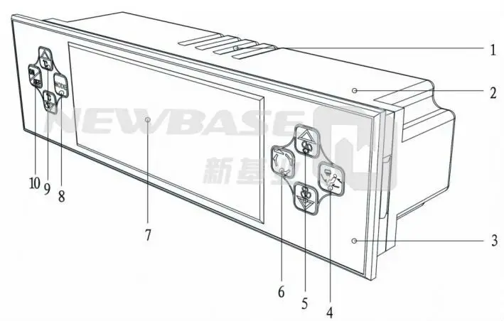 A/C Switch, CG220213 truck cabin hvac air conditioner internal climate control panel