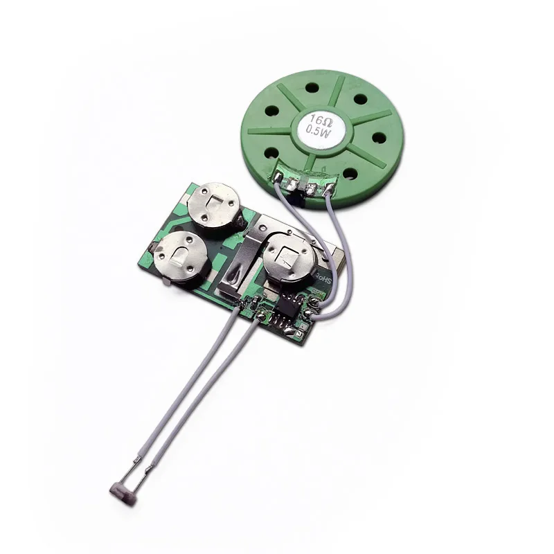 Gift box packing box music chip with light sensor