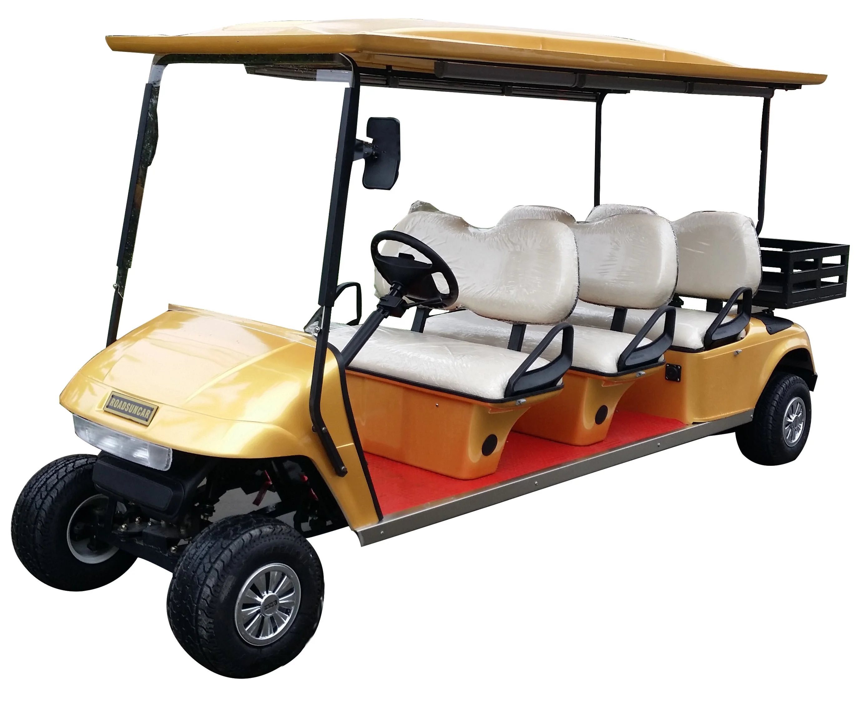 4 колеса экскурсионный автомобиль электрический гольф-мобиль с большой контейнер