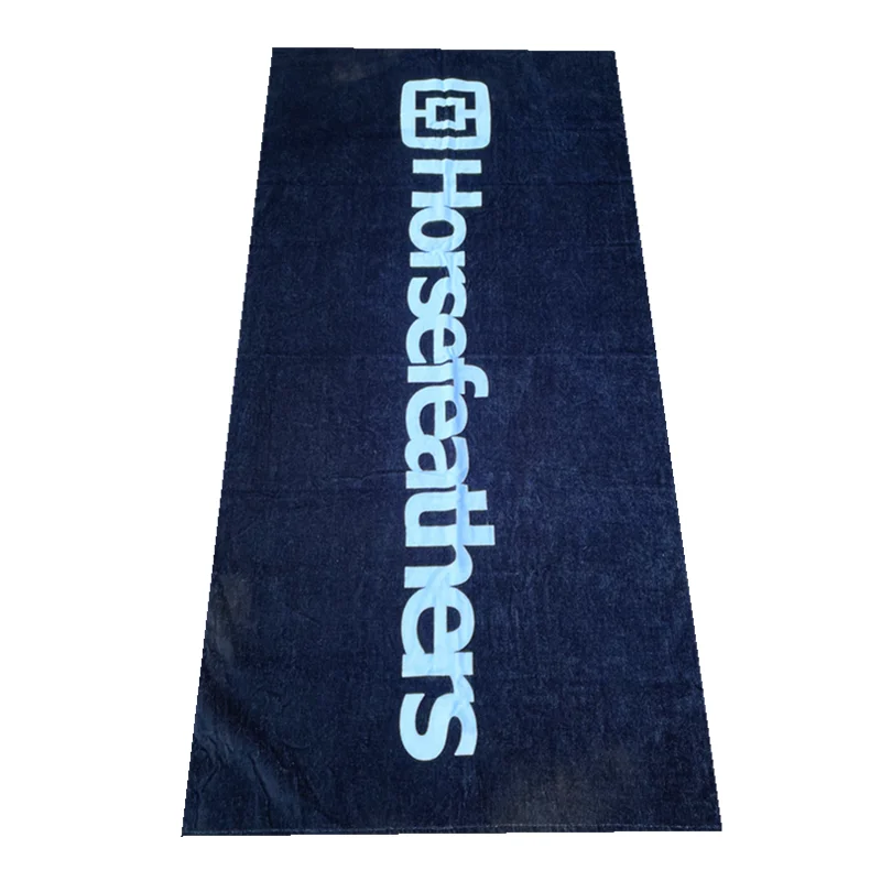 2022 Cheap Promotional Custom Logo cotton Printed Beach Towels