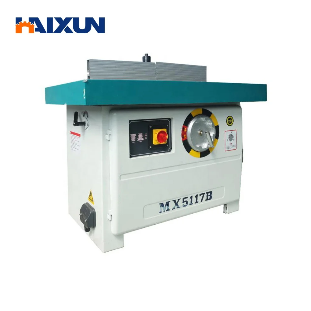CHINA HAIXUN Hot Sale Heavy Duty Spindle Moulder With Auto Feeder MX5117B Spindle Moulder Shaper Machine
