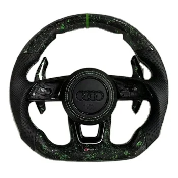 Кованый руль из замши Alcantara для Audi A3 A4 A5 A6 A7 A8 S3 S5 S6 S7 S8 Q3 Q5 Q7 Q5 Q7 RSQ7 RSQ8 RS3
