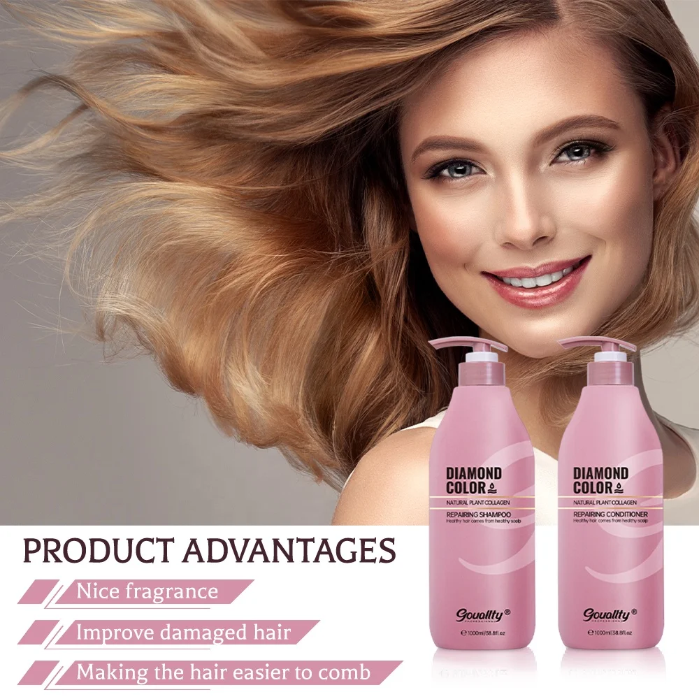 Wholesale thinning hair create volume Bio Cleansing Shampoo Thickening Conditioner Duo Set