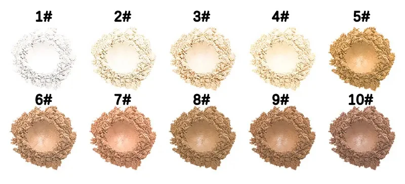 OCHAIN Finely Milled Face Makeup All Skin Tones Vegan Private Label Loose Setting Powder