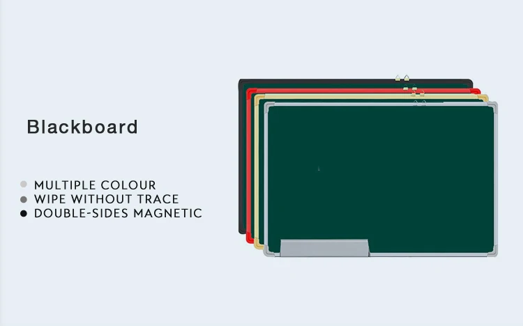 Factory Wholesale Customized Magnetic School Chalkboard 30X40 60X90 90X180cm Green Blackboard for School Writing and Drawing