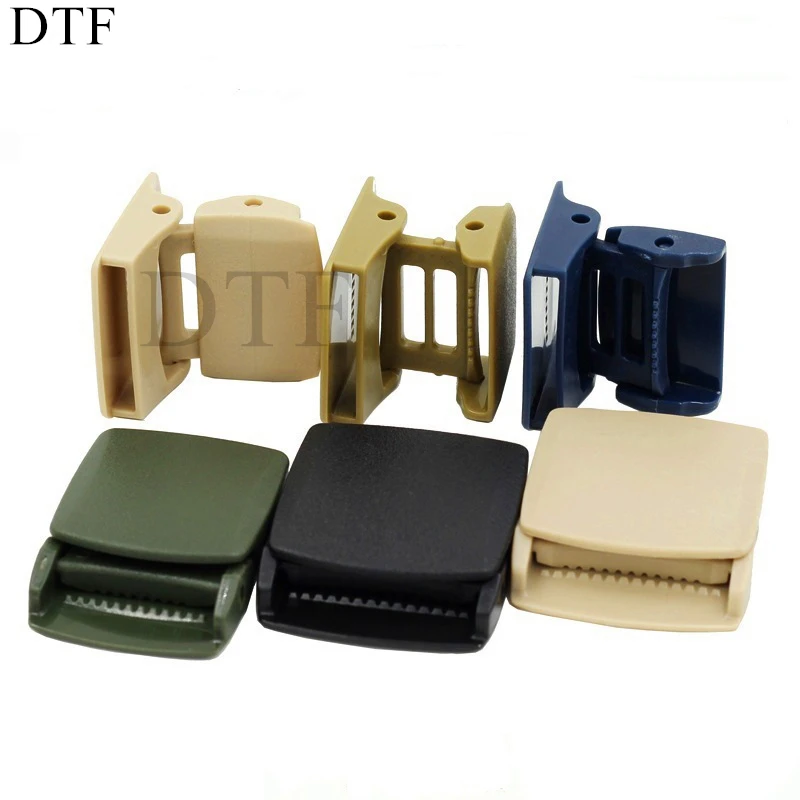 Heavy duty plastic  tactical webbing plastic belt buckle Custom Durable Plastic Money Belt Buckle