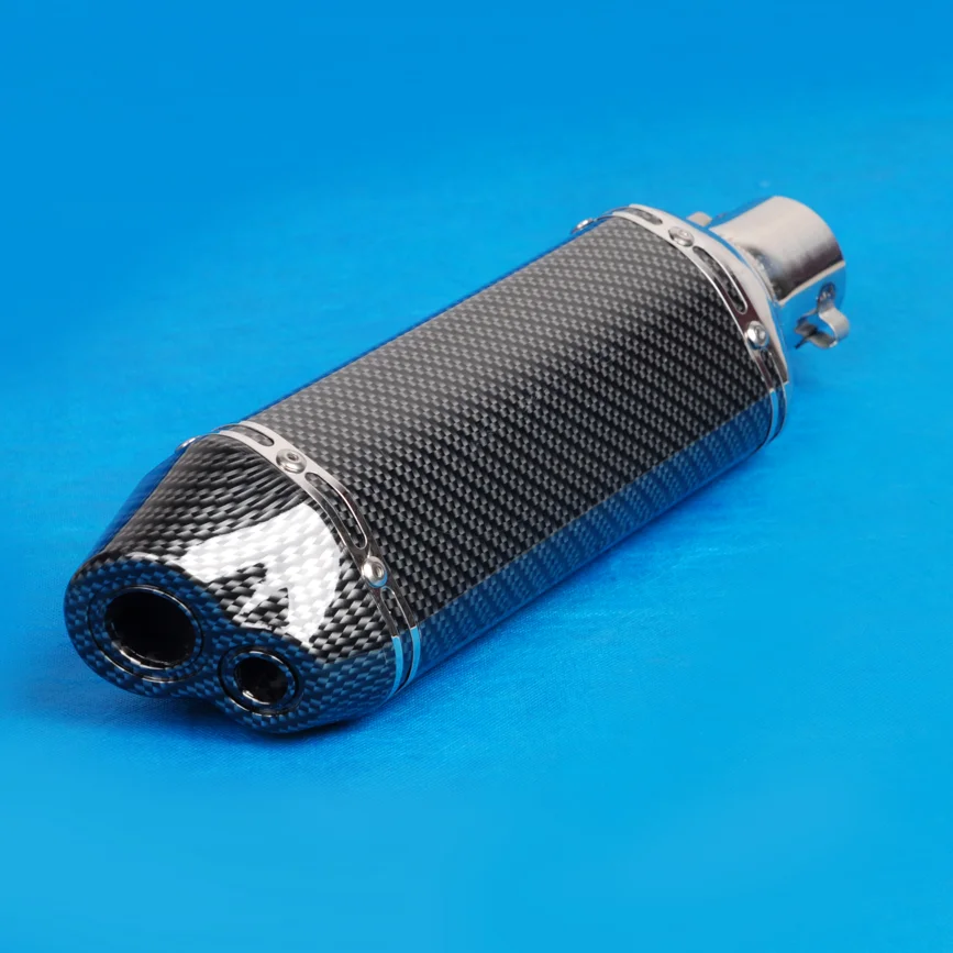 Motorcycle exhaust muffler Carbon fiber motorcycle exhaust pipe