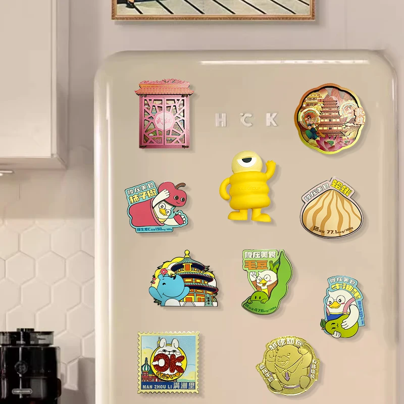 Wood PVC Metal Zinc Alloy Die Casting 3D Souvenir Custom Logo Fridge Magnets Animal Promotional Refrigerator Magnets for Kichen