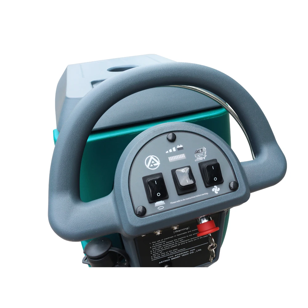 walk behind floor scrubber mini automatic electric floor scrubber machine for sale