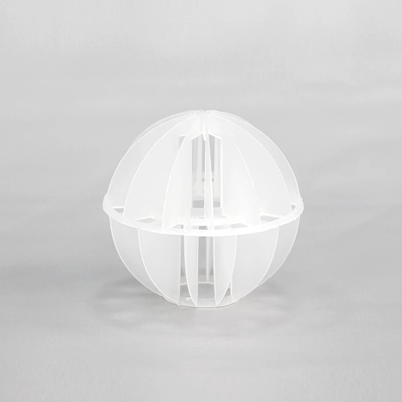 25-76mm Cpvc Rpp Pp Pvc Pe Plastic Polyhedral Hollow Ball For Purify Water