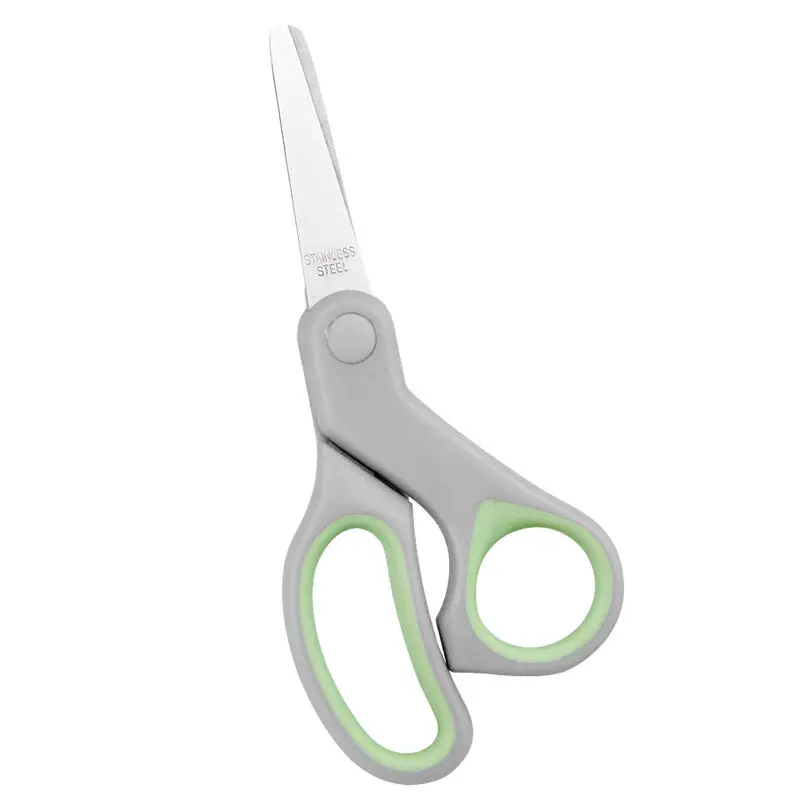 2023 китайская фабрика 5-дюймовые пластиковые ножницы ручной работы из нержавеющей стали и резины школьные офисные