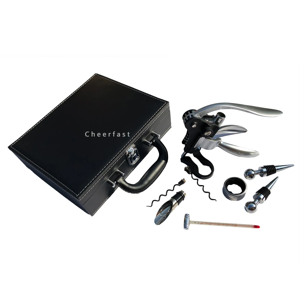 Nice 9pcs Accessories Gift Kit rabbit wine corkscrew opener gift set