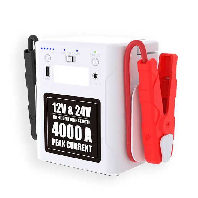 Heavy Duty Jump Starter 24V multi function 4000A peak safety protection lithium-ion battery
