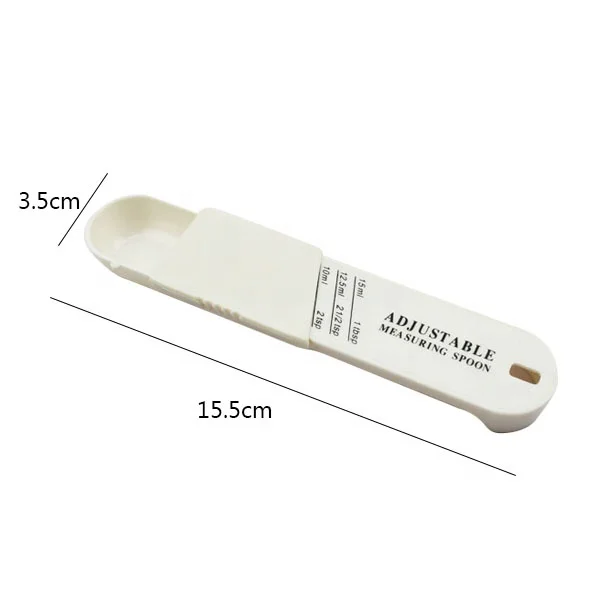 Adjustable Measuring Spoon Kitchen Tool Teaspoon Powder Metering Spoons