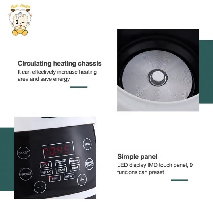 Kitchen Accessories Digital Electric Multicooker Low Sugar Rice Cooker Delux Skd