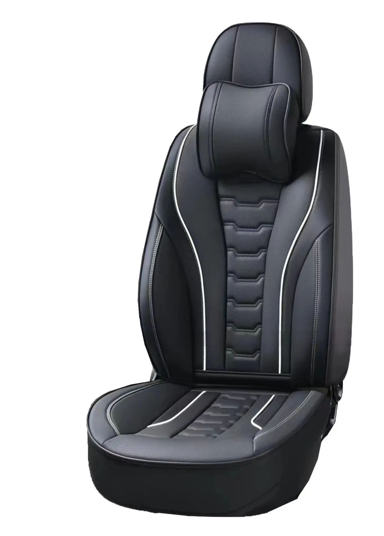 Universal all-inclusive risk-free mesh fabric nappa skin breathable car seat covers