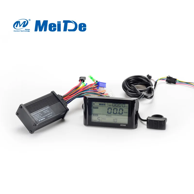 
Electric Bike Controller 250/350 W Brushless E-bike Controller with LCD Display Bicycle Motor Scooter Controller 
