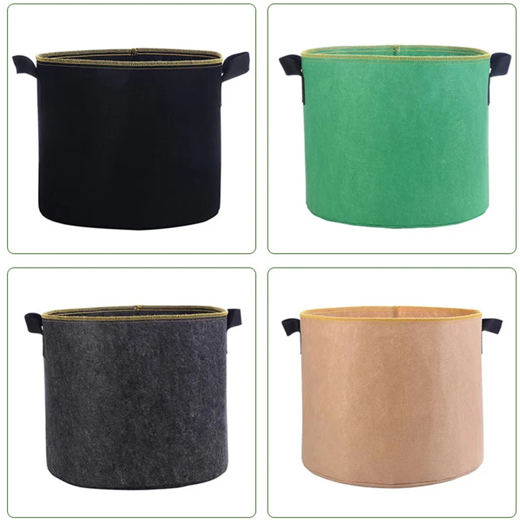 Diy Home Garden Tools 1-400 Gallon Big Plant Seedling Grow Bags Potato Strawberry Vegetable Seedling Growing Pots Plant Growth