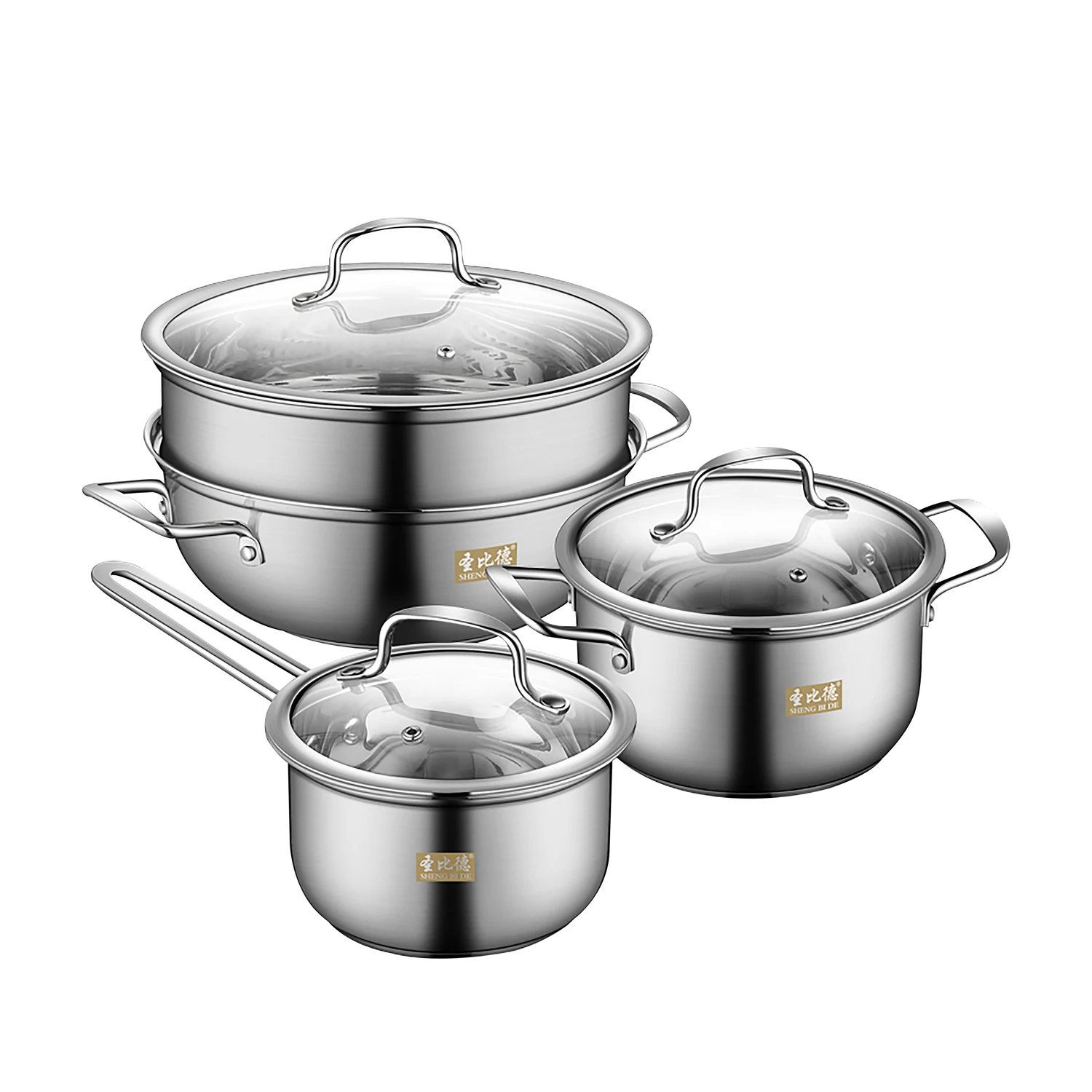 Изысканная кухня тщательно подобранные Профессиональные Кухонные антипригарные горшки наборы посуды