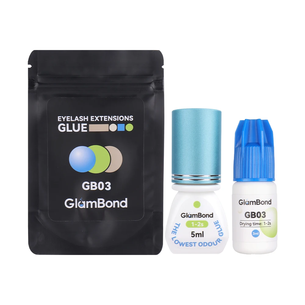 Glambond клей с самым низким запахом водостойкий черный чувствительный для ресниц стойкий веганский