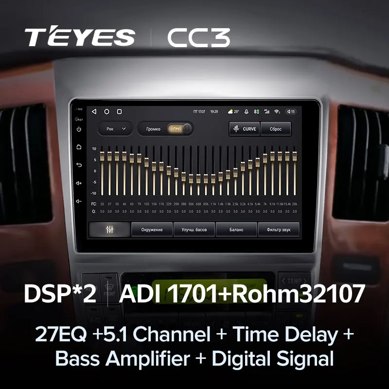 Автомагнитола TEYES CC3 для Toyota Alphard 1 H10 2005-2008 мультимедийный видеоплеер навигация стерео GPS Android 2din разъем 2 din