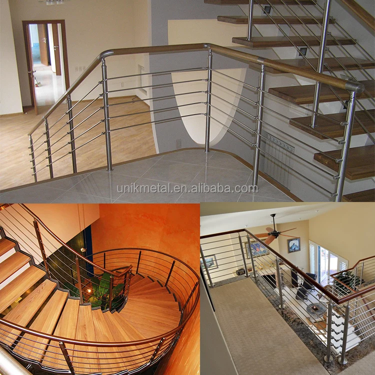interior balcony banister veranda deck balustrade system PVC staircase stair fencing post handrail railing1.jpg
