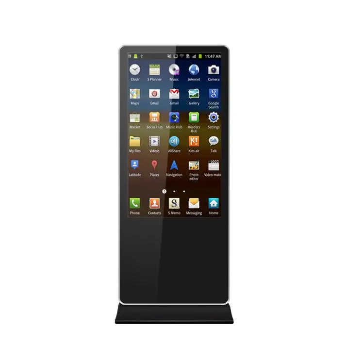 
49 inch floor standing kiosk lcd interactive totem with wifi for shopping mall 