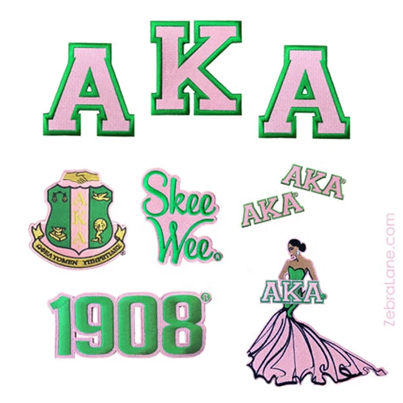 Custom All Greek Letters Omega Psi Phi Fraternity Patches Iron On Embroidery Chenille Aka Sorority Patches For Hoodie