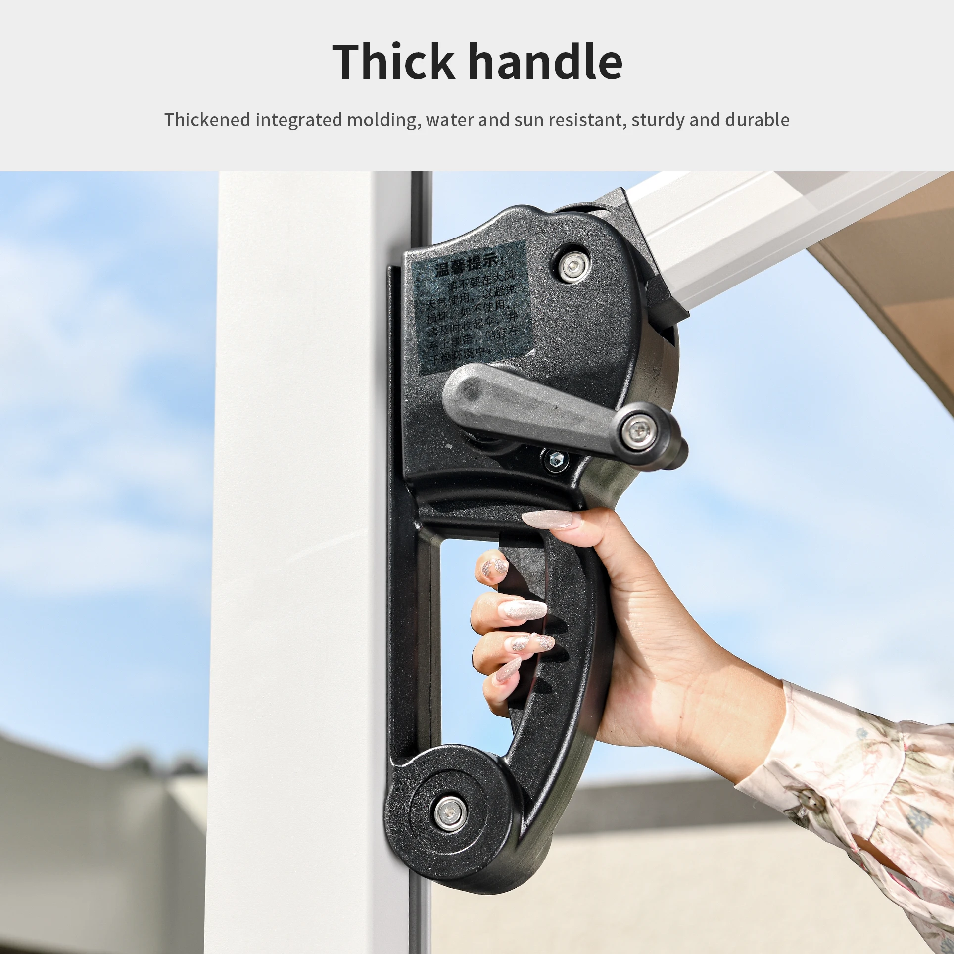 [MOJIA]Sun Shade Big Size 3*4m Outdoor Furniture Set Parasol 150L Water Tank Top AL Pole Size Outdoor Umbrella Resell Low Price