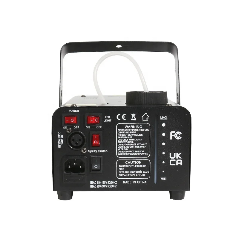 New Design DJ Party Led 500W RGB LED Fog Machine Mini Magic Ball 3in1 With Remote Control