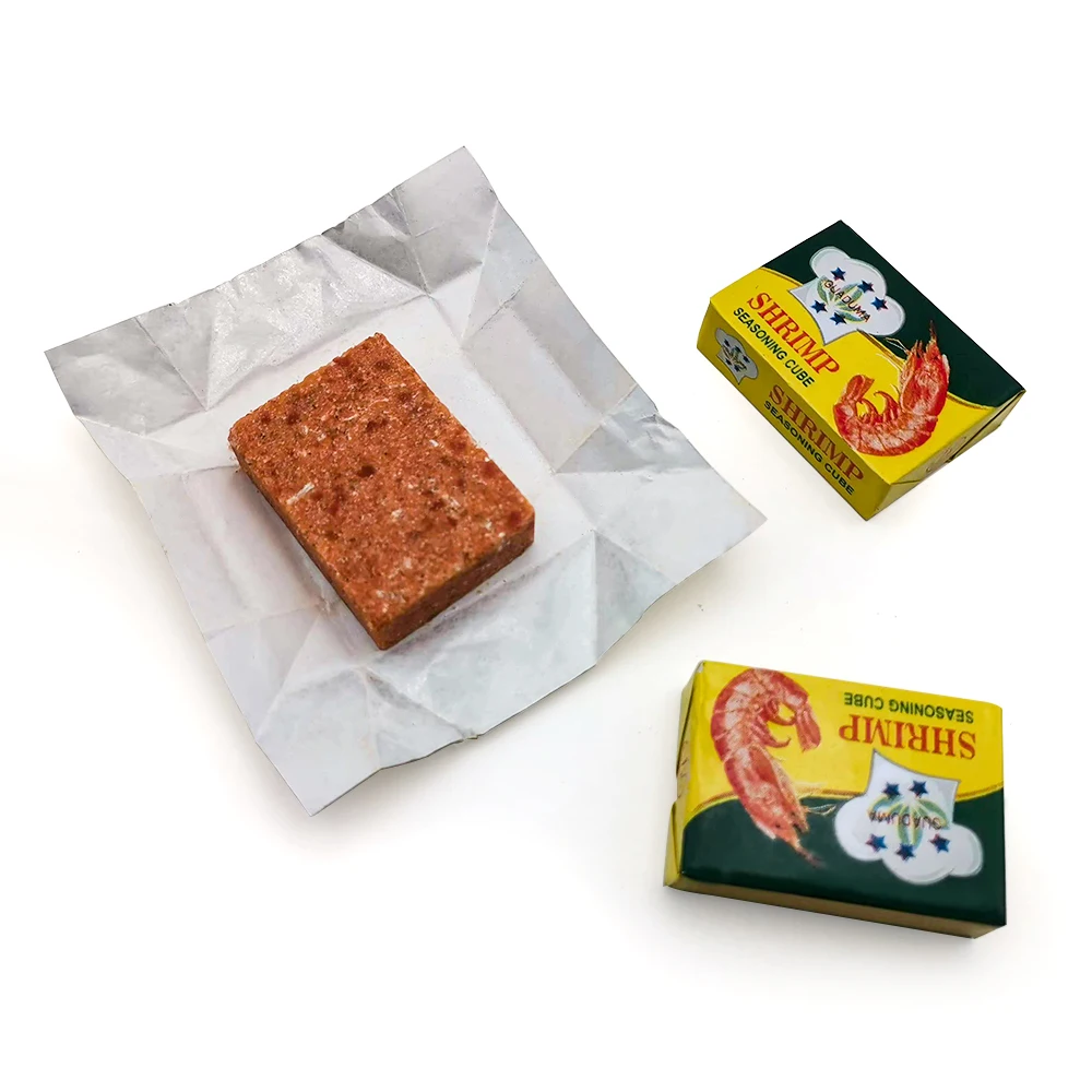 Cooking Spices Shrimp Bouillon Powder Seafood Flavor Seasoning Cube Cooking Seasoning Spices for Africa Market