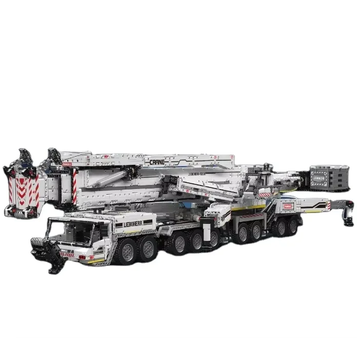 Формы King 17007 Liebherr LTM11200 механический кран Diy игрушки строительные блоки пневматический строительный блок сложная сборка модели