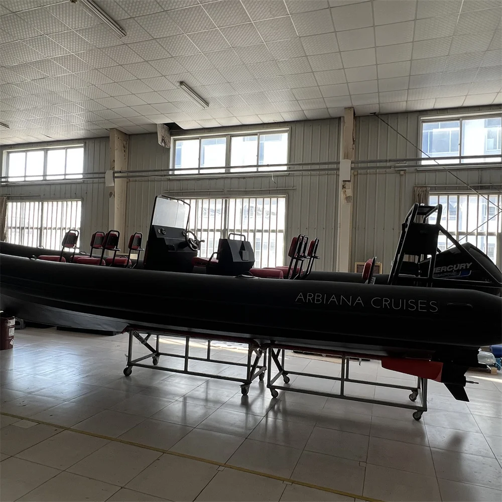 CE Hedia 33ft 1050 м алюминиевый Косатка гипалон жесткий корпус из стекловолокна надувная лодка большая роскошная высокоскоростная спортивная яхта Китай завод