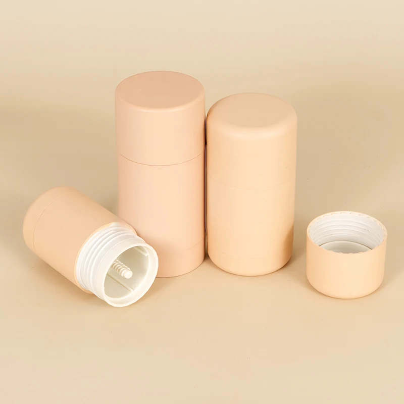 Custom ABS AS Top Filling White Twist Up Gel Cream Deodorant Stick Tube Body Deodorant Container with Sifter Lids