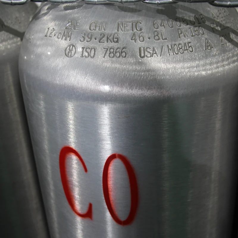 99.999% High Purity Carbon Monoxide Gas Industrial CO Gas Wholesale