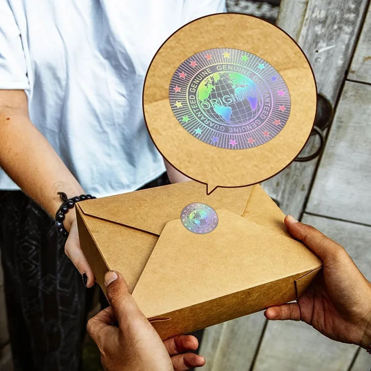 Custom PET Transparent 3D Security Hologram Sticker Hologram Holographic Label Sticker