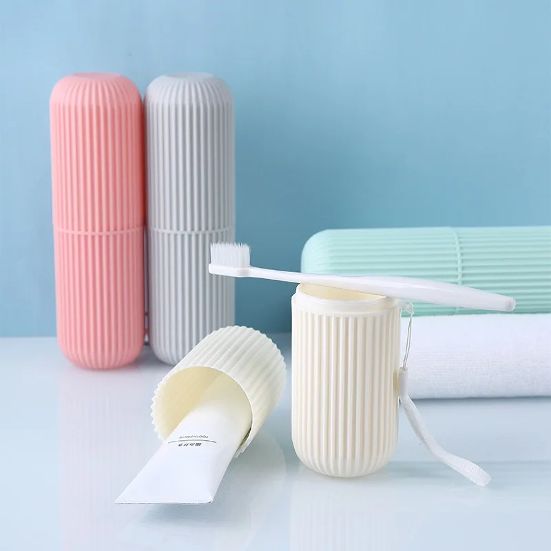 One Stop Shopping Bathroom Accessories Travel Toothbrush Storage Box Dust-proof Tooth Brush Holder  Toothbrush