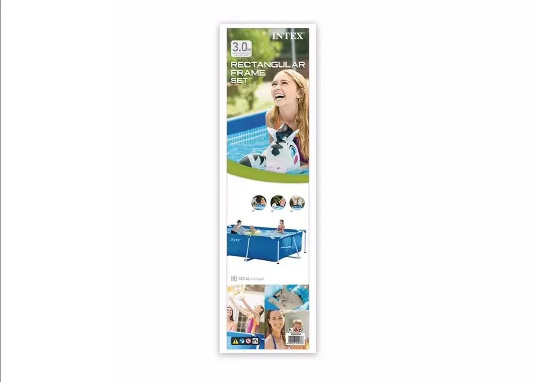 Hot Sale INTEX 28270 28271 28272 28273 Outdoor Rectangle Alberca Above Ground Swimming Pool Intex Pool