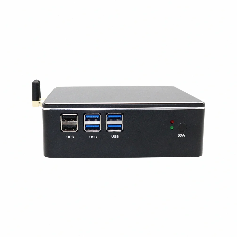 Недорогой 4 2 5 Lan Box Встроенный КОМПЬЮТЕРНЫЙ СЕРВЕР Pfsense брандмауэр Ddr5 Win 10 11 Linux мягкий маршрутизатор N100 безвентиляторный промышленный мини-ПК
