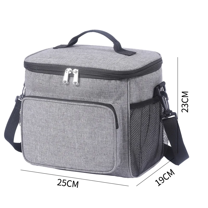 Nurse lunch bag double layer student cheap price in stock ice pack beer pizza cool box
