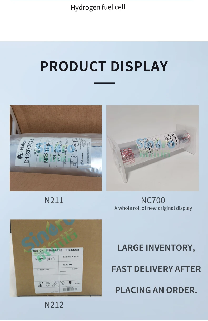 DUPONT Hydrogen Fuel Cells Proton Exchange Membrane NC700