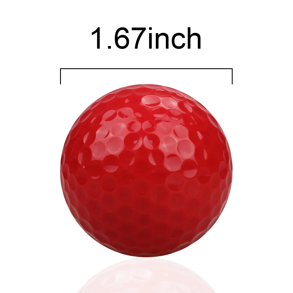 Cheap Wholesale OEM Practice Color Golf Ball Bulk OEM Custom Logo Driving Range Mini Golf Balls