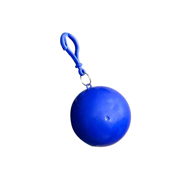 HOT SALE Disposable emergency PE rain poncho rain coat raincoat in ball